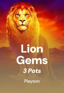 Lion Gems 3 Pots